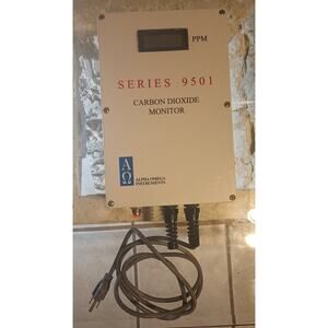 Alpha Omega Series 9501 Carbon Dioxide Monitor Wall Plug In
